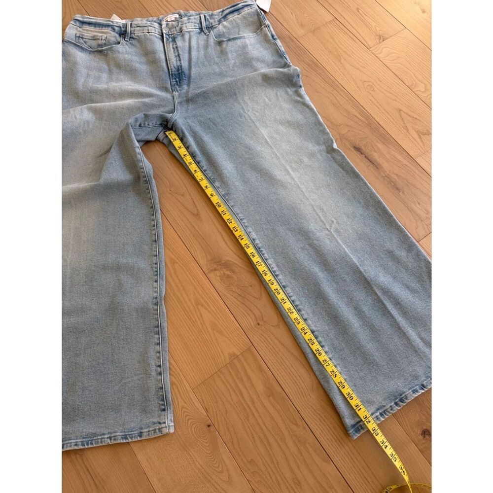 Good American Good Waist Palazzo jeans Size 24 Plus - Picture 6 of 8